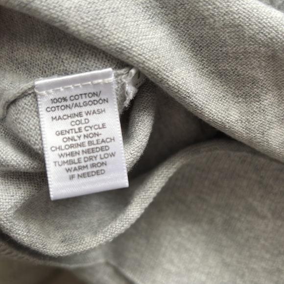 LOFT light weight button up cardigan 100% cotton - Picture 4 of 5